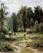 Ivan Shishkin Apiary in a Forest oil painting reproduction